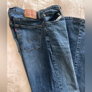 Levi’s 559 jeans; medium blue and in great condition.
